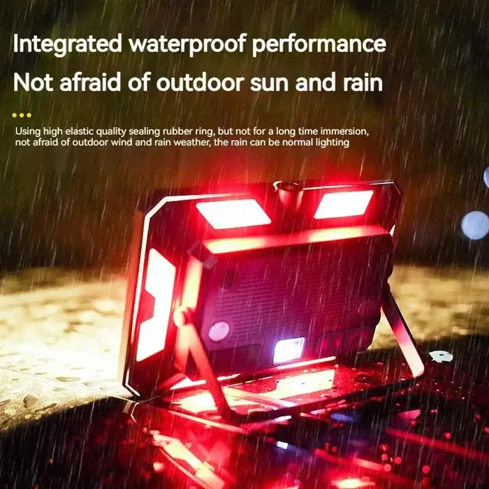 Rechargeable SS LED waterproof camping tent light by Habicare, compact and bright for outdoor camping illumination.