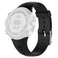 Black Habicare TWS replacement strap with tools for Garmin Swim smartwatch, showing the strap and small repair tools in the image.