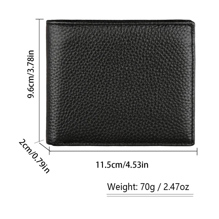 Rfid Men's Genuine Leather Wallet