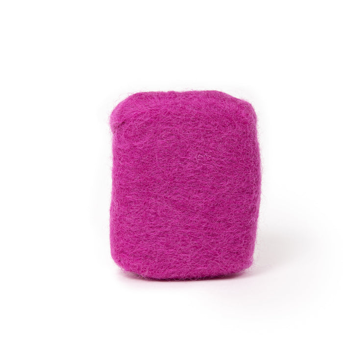 Felted Rose Wool Soap by Bruntwood Lane featuring a pink rose design and soft felted wool texture on a white background.