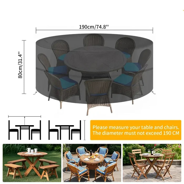 190x80cm / Black / Furniture Covers