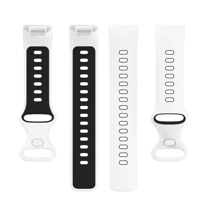 Habicare rubber sport strap for Fitbit Charge 5/6 series, TWS style, available in vibrant colors, shown in the product image.