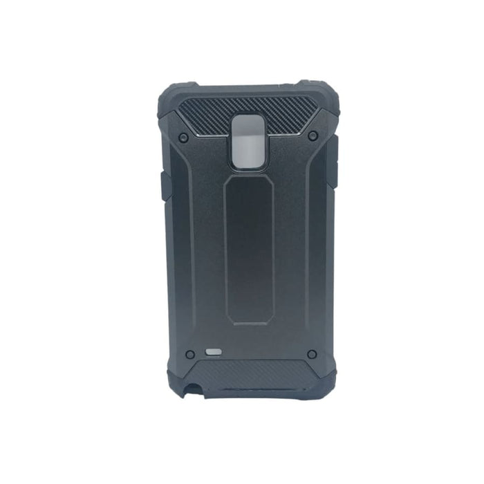 Black Rugged Armor case for Samsung Galaxy Note 4 by 9eight5, showing durable phone protection with textured design.