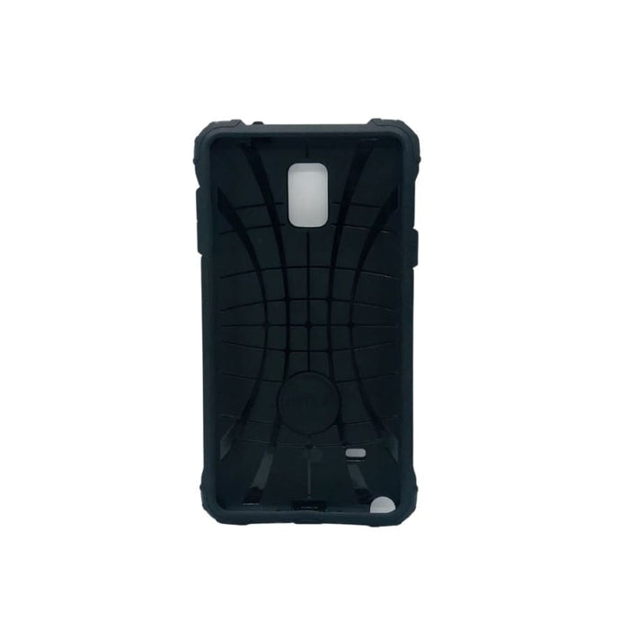 Black Rugged Armor case for Samsung Galaxy Note 4 by 9eight5, showing durable protective phone case with textured design.
