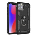 Black 9eight5 Rugged Case for iPhone 14 Pro (6.1-inch) showing durable protective design with textured grip for iPhone 14 Pro.