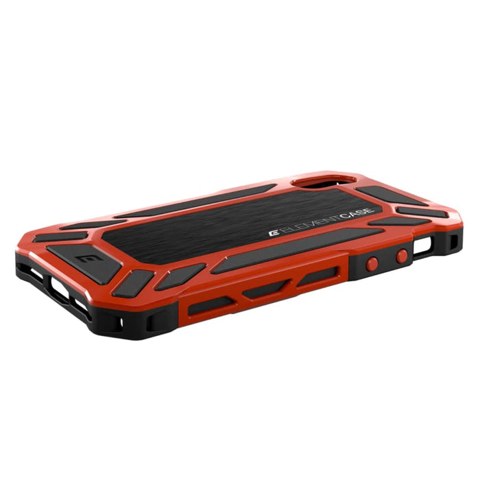 Red Rugged Case for iPhone 7 and 8 by 9eight5, showing a durable protective phone case with textured grip.