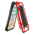 Red Rugged Case for iPhone 7 and 8 by 9eight5, showing durable protective design with textured grip on a white background.