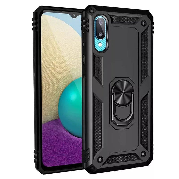 9eight5 rugged phone case for Samsung Galaxy A72 4G/5G, durable protective cover with textured grip and precise cutouts.