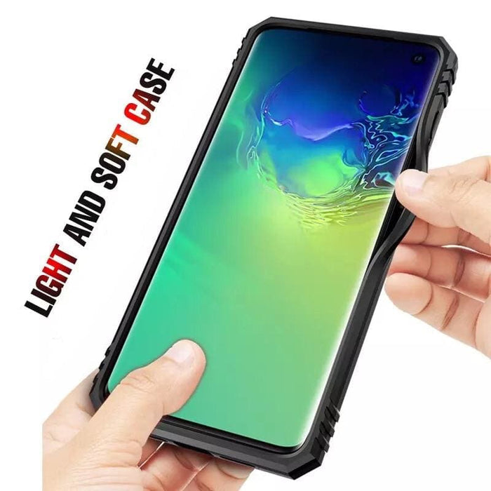 9eight5 Rugged case for Samsung Galaxy S20 FE, durable phone case with textured grip and reinforced corners for protection.