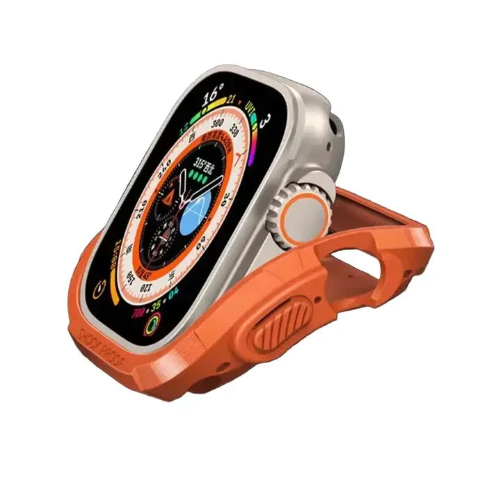 Habicare Rugged Watch Case for Apple Watch Series 10 46mm, TWS durable protective cover showing rugged design and fit.