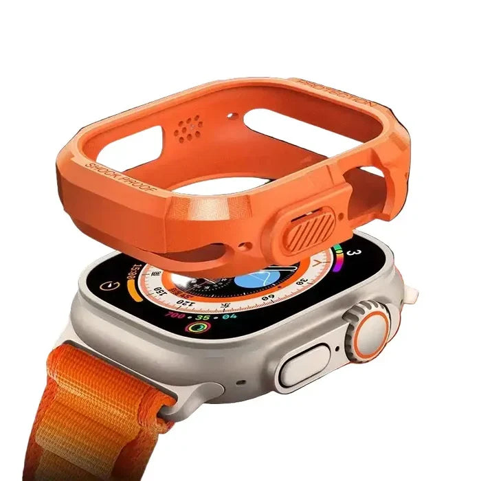 Habicare Rugged Watch Case for Apple Watch 10 46mm Series, TWS protective cover with durable design.