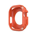 Orange Habicare Rugged Watch Case for Apple Watch Series 10 46mm, durable TWS protective cover for Apple Watch.