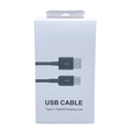 Samsung 1m USB-A to USB-C cable from 9eight5, showing the black cable with USB-A and USB-C connectors on each end.