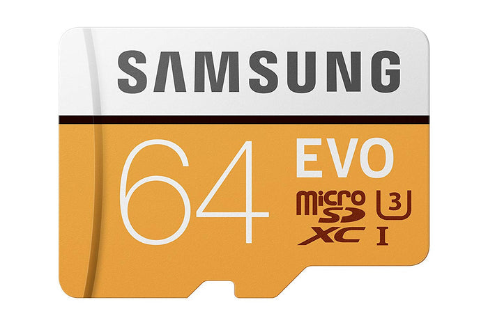 Samsung 64GB 100MB/s (U3) MicroSD Memory Card with Adapter MB-MP64GA/AM
