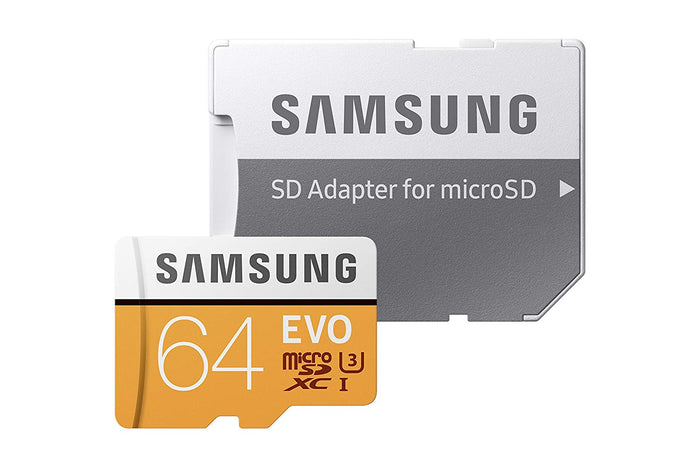 Samsung 64GB 100MB/s (U3) MicroSD Memory Card with Adapter MB-MP64GA/AM