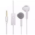 Samsung earphones by 9eight5, in-ear headphones with a sleek design, connected to a phone or tablet for audio listening.
