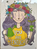 Sarah Cunningham - You Are Enough Print - A4