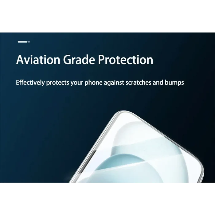 Set of four Habicare 9eight5 tempered glass screen protectors for all iPhone models, providing durable, clear screen protection.