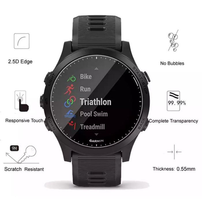 Garmin Forerunner 45 39mm watch screen protector providing scratch and impact protection for smartwatch display.
