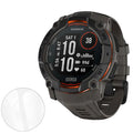 Rugged Garmin Instinct 3 45mm watch screen protector from That Watch Shop, providing durable protection for smartwatch display.