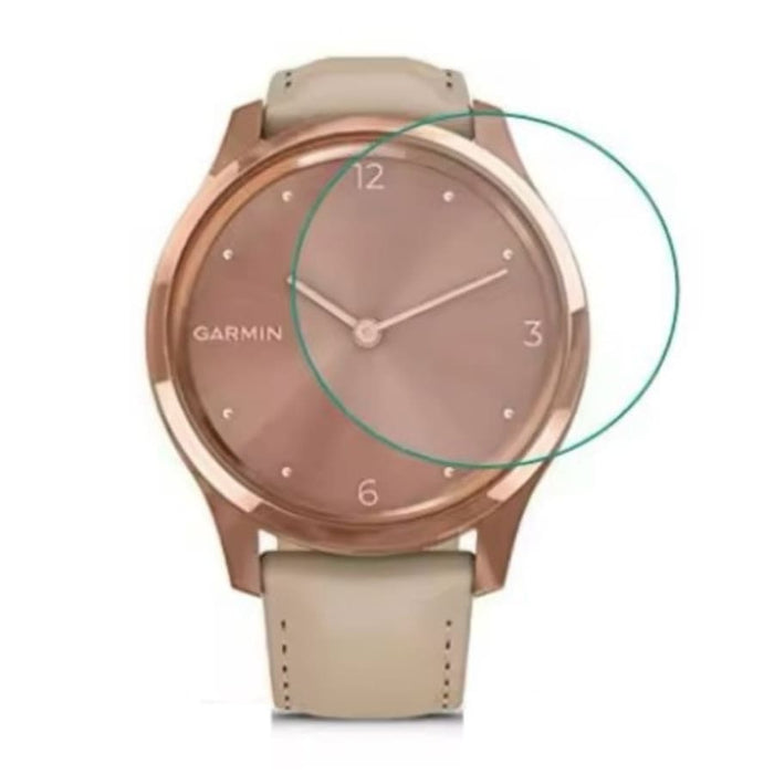 Rose gold Garmin Vivomove 3S screen protector, watch screen protection for Garmin Vivomove 3S model, clear and durable.