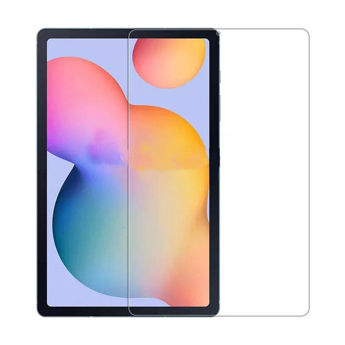 Two 9eight5 screen protectors for Samsung Galaxy Tab S6 Lite 10.4-inch (2020) shown with clear, durable glass covers.