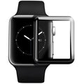 Set of five Habicare Apple Watch Series 3 38mm screen protectors, designed to safeguard watch displays from scratches and damage.
