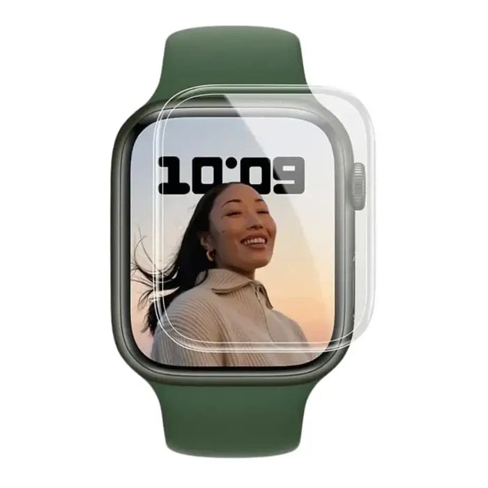 Set of five Habicare Apple Watch Series SE 40mm screen protectors, clear and durable for watch screen protection.