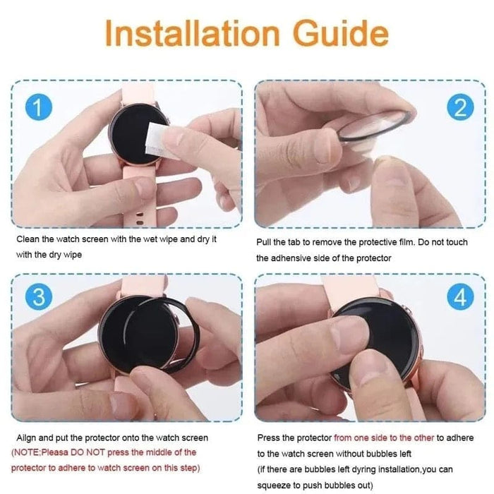 Two Apple Watch Ultra screen protectors by That Watch Shop, designed to safeguard smartwatch displays from scratches and damage.