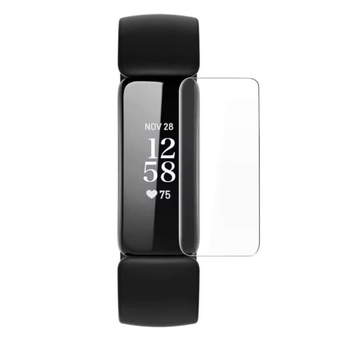 Black Fitbit Inspire 2 screen protectors, pack of 2, durable watch screen protectors for fitness tracker protection