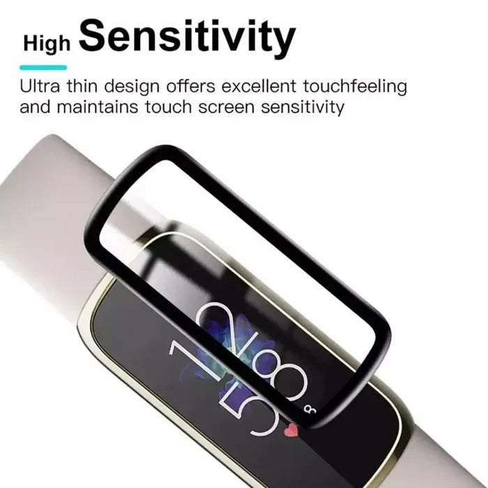 Pack of five Habicare Fitbit Inspire screen protectors for watch screens, providing durable, clear protection.