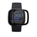 Two Fitbit Sense screen protectors, clear watch screen protectors for Fitbit Sense smartwatch, designed for durability and protection.