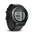 Set of five Habicare Garmin Approach S60 watch screen protectors, clear and durable protection for smartwatch screens.