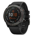 Pack of two black Garmin Fenix 5 Series watch screen protectors, clear, durable protectors for smartwatch display.
