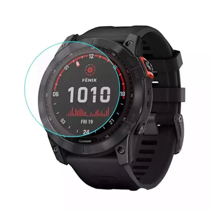 Pack of five Habicare screen protectors for Garmin Fenix 6S and 6S Pro series watches, providing scratch and smudge protection.
