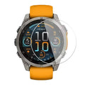 Pair of Garmin fenix 8 51mm series watch screen protectors from That Watch Shop, designed to safeguard smartwatch screens.