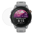 Habicare Garmin Forerunner 255S watch screen protectors, pack of 5, clear protective film for smartwatch display.
