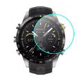 Set of five Habicare Garmin MARQ Gen 2 Series watch screen protectors showing clear, protective coating on smartwatch screens.