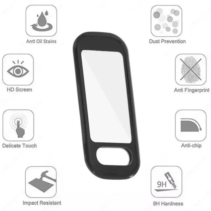 Set of five Habicare Garmin Vivosmart 5 screen protectors for watch display, providing durable protection against scratches and damage.