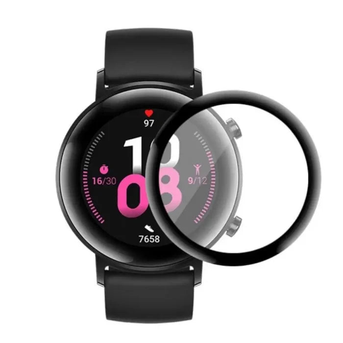 Habicare Samsung Galaxy Watch Active 2 44mm screen protectors, pack of 5, clear protective film for watch screens.