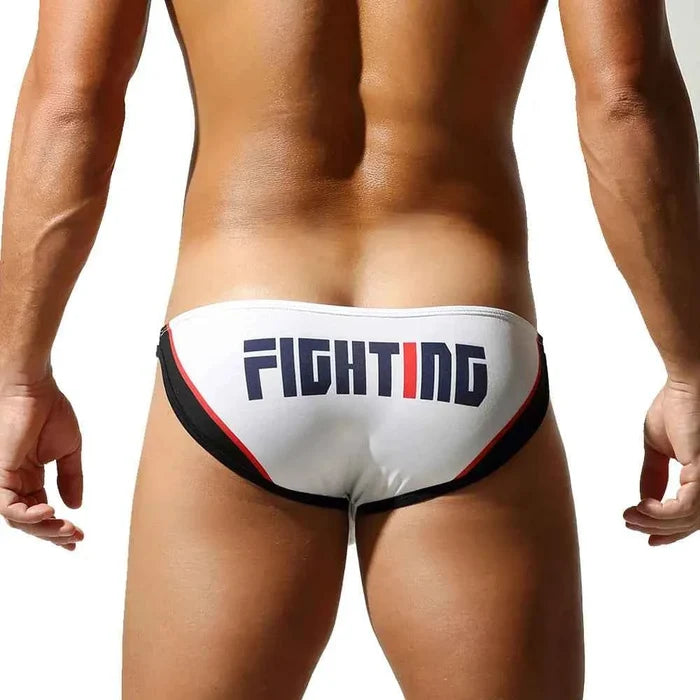 Men's low-rise briefs with 3D contoured pouch from SEOBEAN, featuring comfortable fit and supportive design.