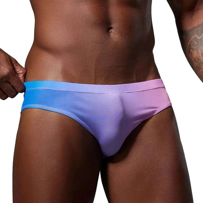 Men's trendy triangle briefs by ShopHub NZ, stylish and comfortable men's underwear in a modern triangle design.