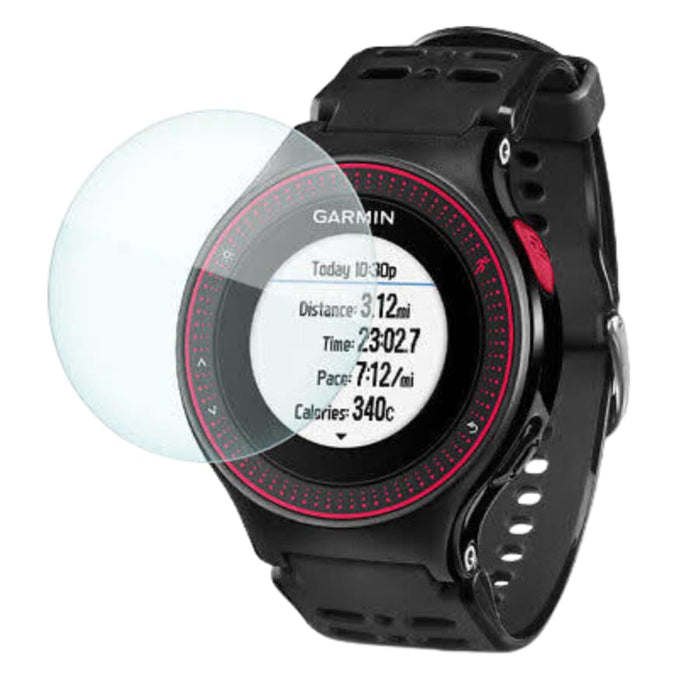 Garmin Forerunner 225 fitness smartwatch with clear Series Screen Protector, providing durability and screen protection.