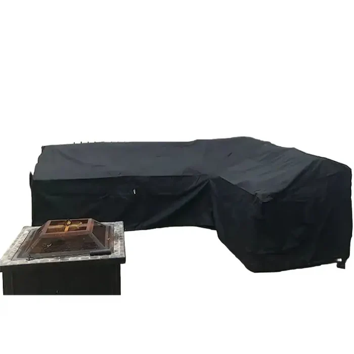 Habicare Shape Waterproof Rattan Sofa Cover in SS size, designed to protect outdoor rattan furniture from weather.