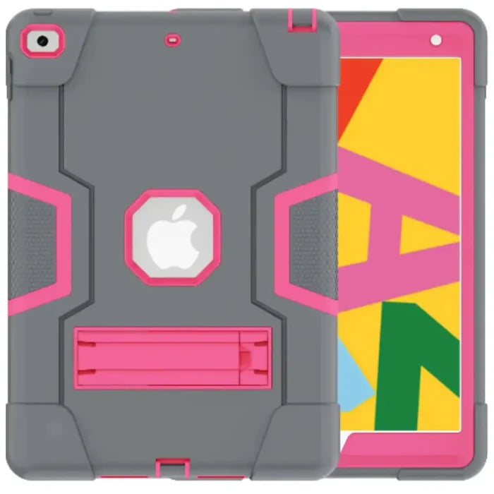 Habicare 9eight5 shockproof iPad case in five vibrant colors, protecting your tablet from drops and bumps.