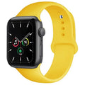 Habicare silicone band for Apple Watch Series 38mm-42mm, available in 45 colors, soft and flexible TWS watch strap.
