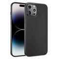 Black silicone case for iPhone 15 Pro Max 6.7-inch by 9eight5, showcasing a sleek, protective phone cover with smooth texture.