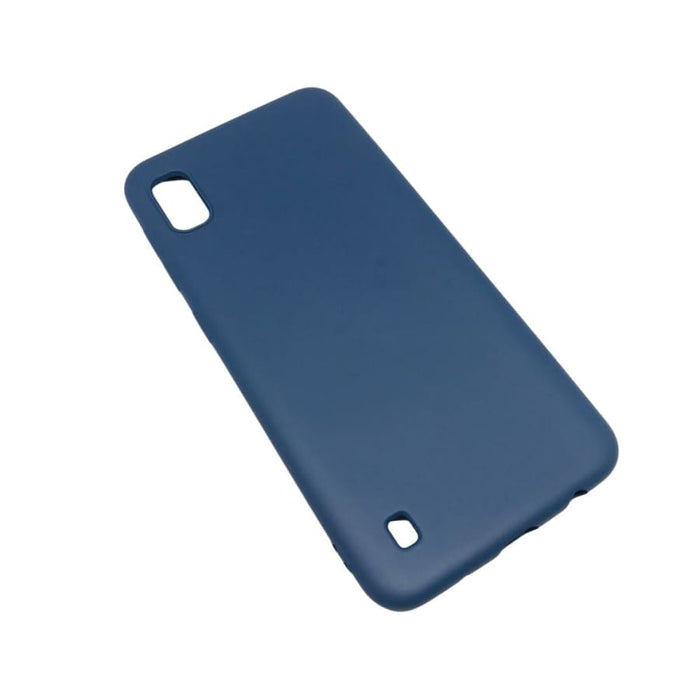 Silicone case for Samsung Galaxy A10/A10e 6.2-inch by 9eight5, smooth black protective phone cover.