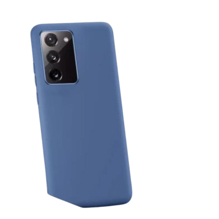 Silicone case for Samsung Galaxy Note 20 Ultra by 9eight5, showing the soft, flexible material and precise cutouts for buttons and camera.