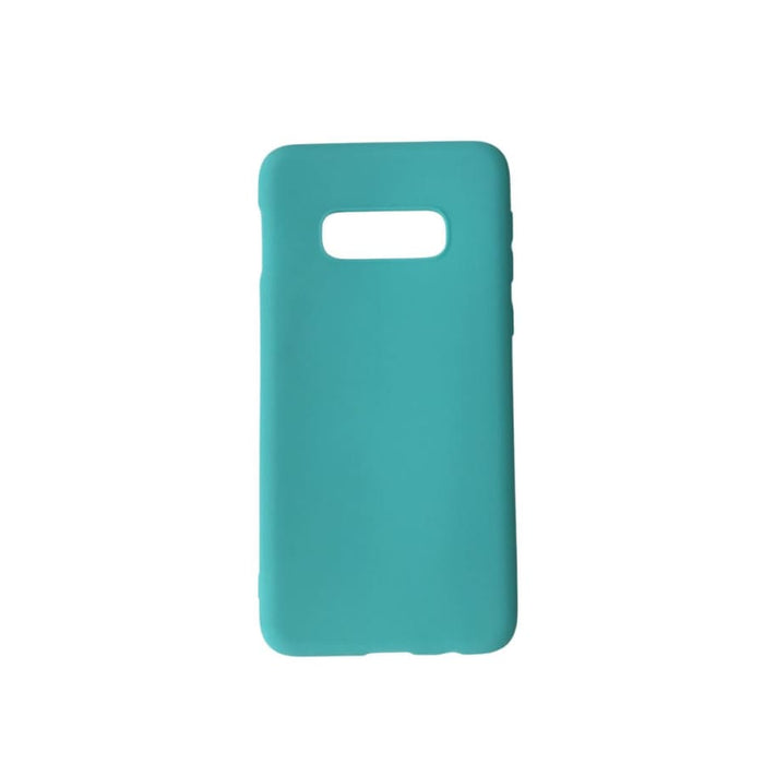 Silicone case for Samsung Galaxy S10 Plus by 9eight5, soft black protective phone case with textured grip.